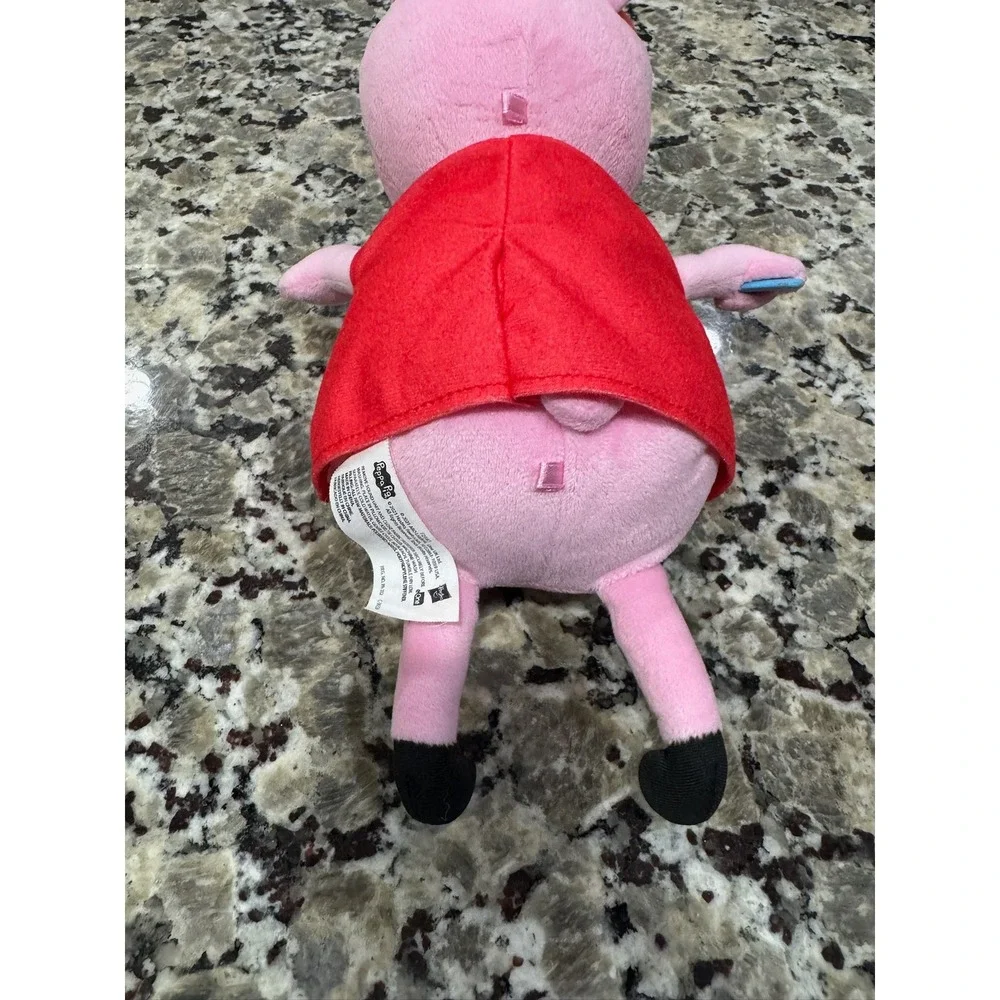 Peppa Pig Singing Plush Stuffed Animal Red Music Note Dress Microphone 13 Inch